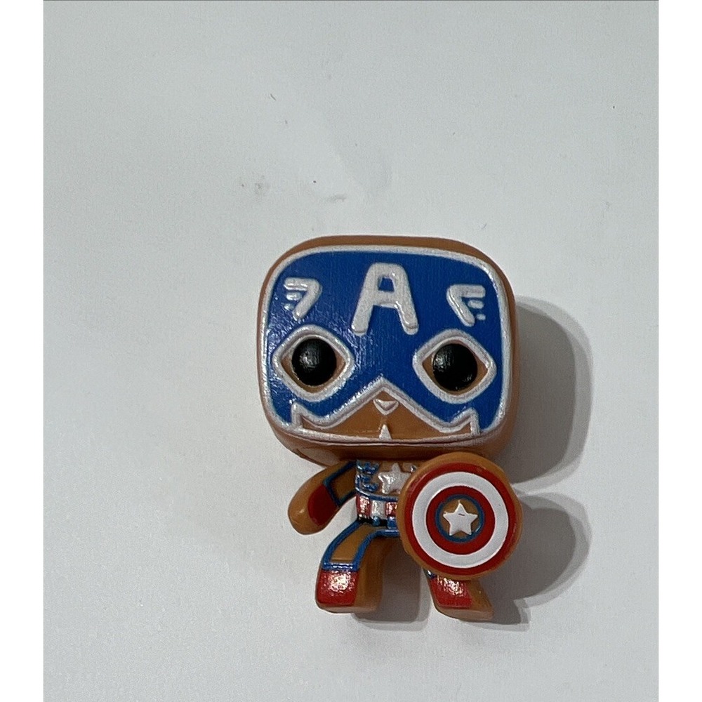 Funko POCKET POP Marvel: Captain‎ America Gingerbread - 2022 Holiday Advent